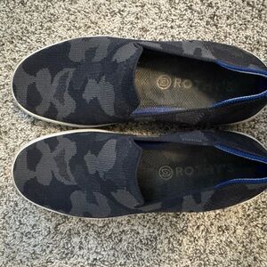 Rothy's Men's Black Camouflage Loafers
